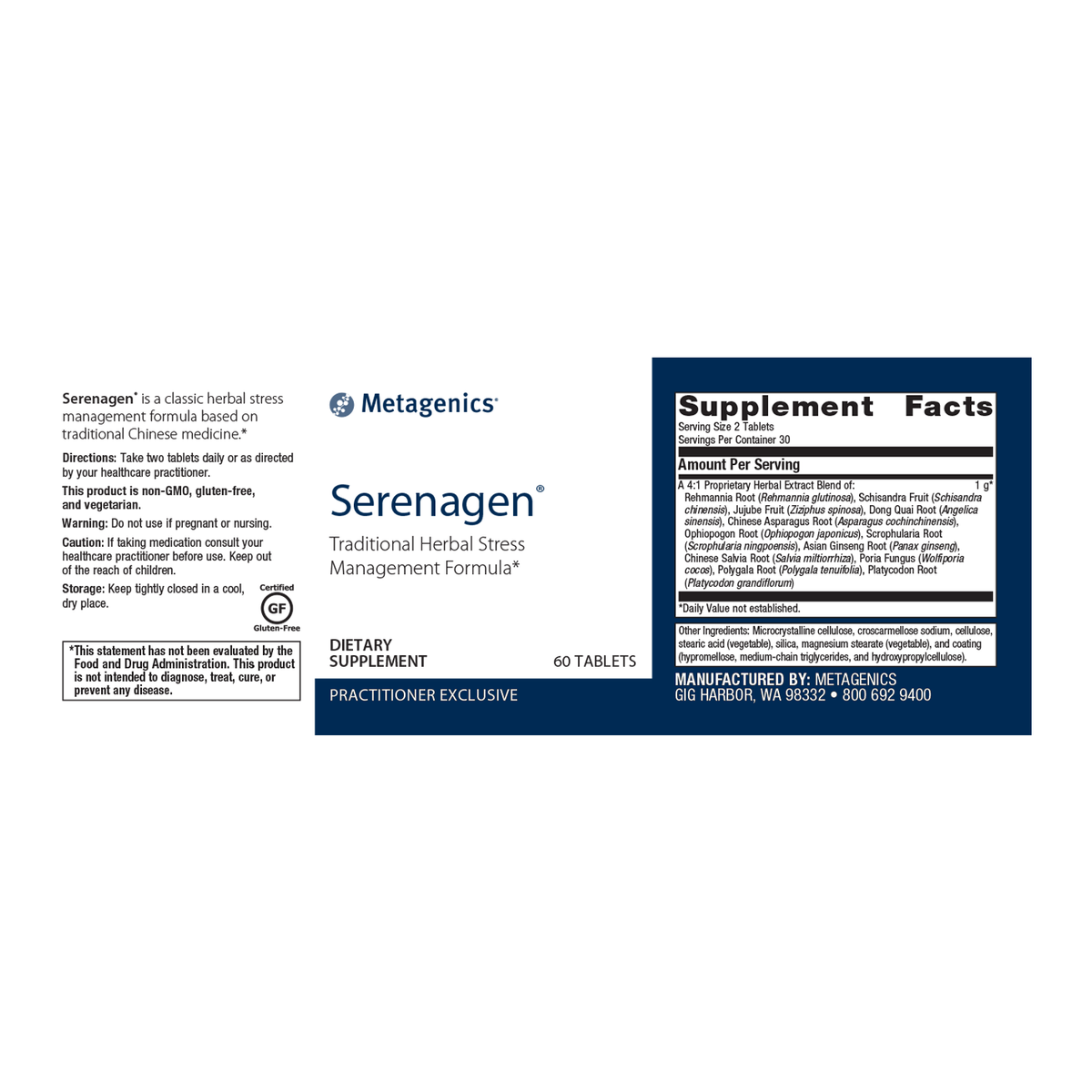Metagenics-Serenagen - 60tabs