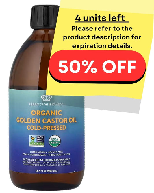 Sanas-Certified Organic Castor Oil - 500ml
