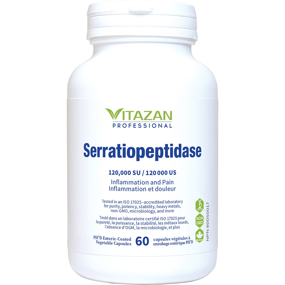 Vitazan-Serratiopeptidase (120000 SU) - 60 vcaps