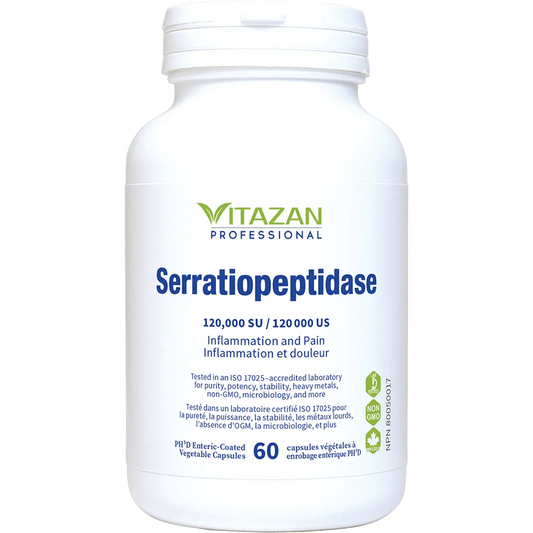 Vitazan-Serratiopeptidase (120000 SU) - 60 vcaps