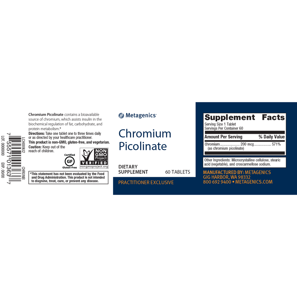 Metagenics-Chromium Picolinate - 60tabs