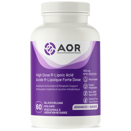 AOR-High Dose R-Lipoic Acid - 60caps