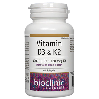 Bioclinic-Vitamin D3 & K2 - 60s