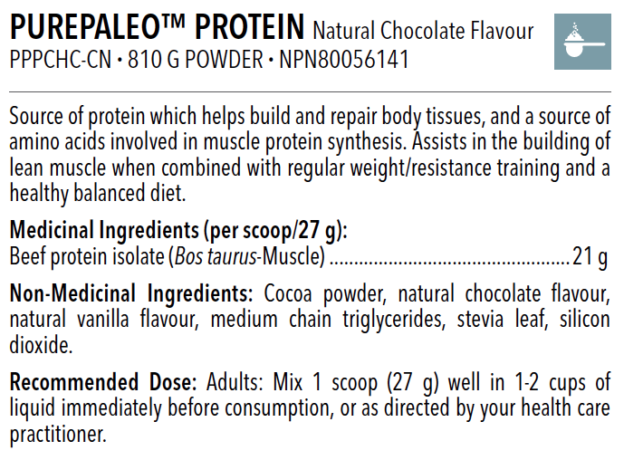 DFH-PurePaleo Protein Chocolate - 810g
