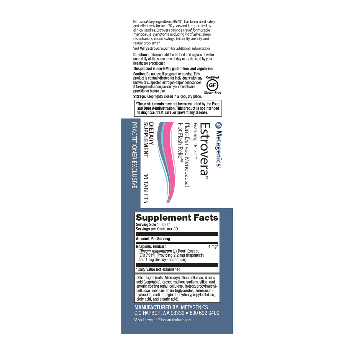 Metagenics-Estrovera - 30tabs